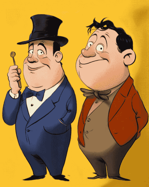 Stan And Ollie Animation Diamond Painting