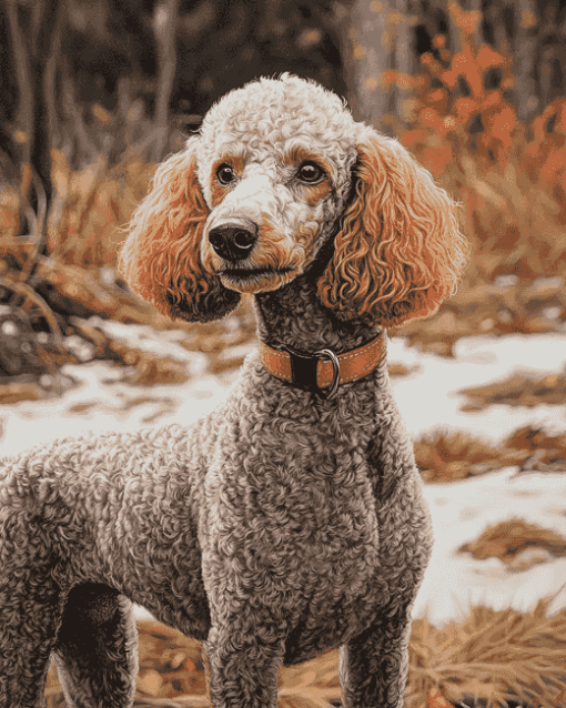 Standard Poodle Puppy Diamond Painting