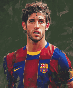 Star Footballer Sergi Roberto Diamond Painting