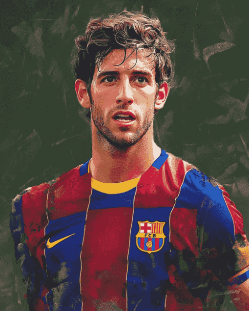 Star Footballer Sergi Roberto Diamond Painting