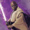 Star Wars Mace Windu Diamond Painting