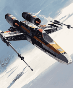 Star Wars X Wing Fighter Diamond Painting