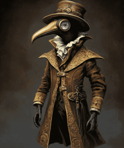 Steampunk Fantasy Plague Doctor Diamond Painting