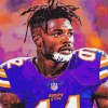 Stefon Diggs Football Diamond Painting