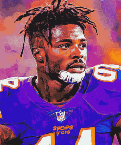 Stefon Diggs Football Diamond Painting