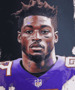 Stefon Diggs Football Star Diamond Painting