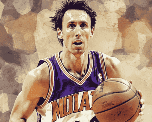 Steve Nash Sports Icon Diamond Painting