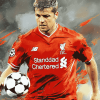 Steven Gerrard Football Legend Diamond Painting