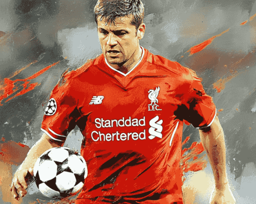 Steven Gerrard Football Legend Diamond Painting