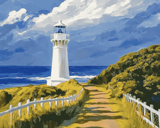 Stunning Cape Otway Lighthouse Diamond Painting