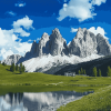 Stunning Dolomites Landscape Diamond Painting