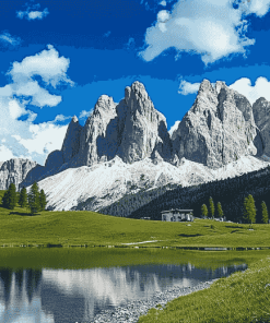 Stunning Dolomites Landscape Diamond Painting