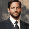 Stylish Tobey Maguire Celebrity Diamond Painting