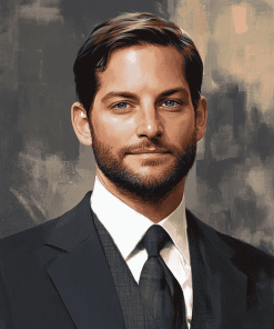 Stylish Tobey Maguire Celebrity Diamond Painting