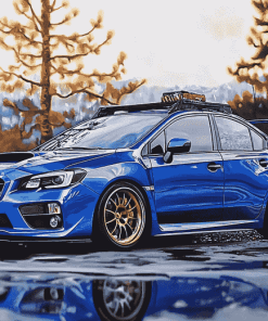 Subaru WRX Racing Diamond Painting