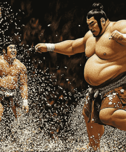 Sumo Warrior Sports Diamond Painting