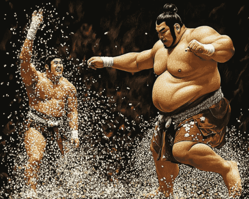 Sumo Warrior Sports Diamond Painting