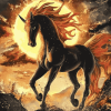 Sun-Kissed Fantasy Horse Diamond Painting