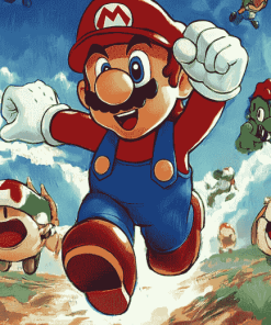 Super Mario Bros Adventure Diamond Painting