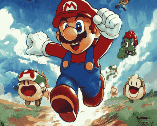 Super Mario Bros Adventure Diamond Painting