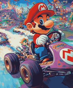 Super Mario Kart Fun Diamond Painting