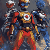 Super Sentai Hero Adventure Diamond Painting