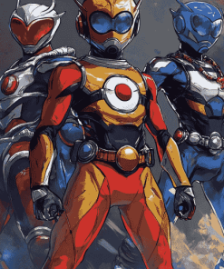 Super Sentai Hero Adventure Diamond Painting