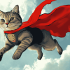 Superhero Cat Animation Diamond Painting