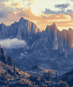 Superstition Mountain Landscapes Diamond Painting