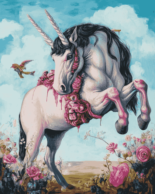 Surrealist Horse Art Diamond Painting