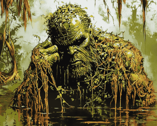 Swamp Thing Fantasy Diamond Painting