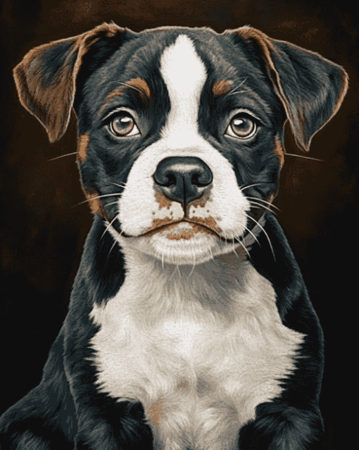 Sweet Cheeks Puppy Diamond Painting