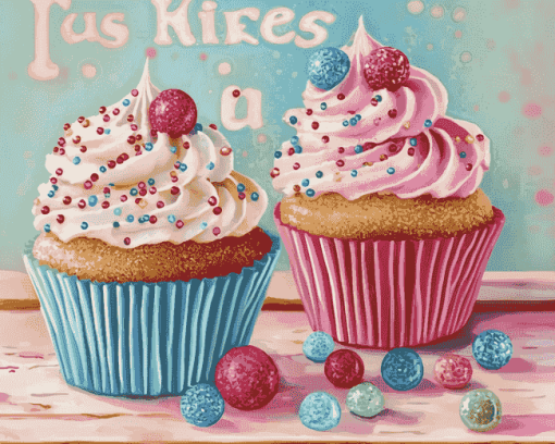 Sweet Cupcake Treats Diamond Painting