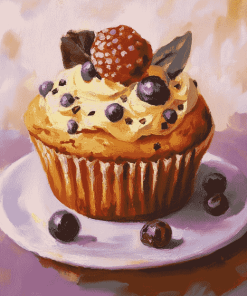 Sweet Muffin Dessert Diamond Painting