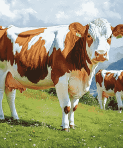 Swiss Simmental Calf Diamond Painting