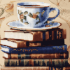 Teacup Books Cross Stitch Diamond Painting