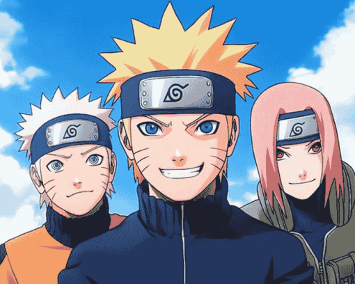 Team Naruto Anime Diamond Painting