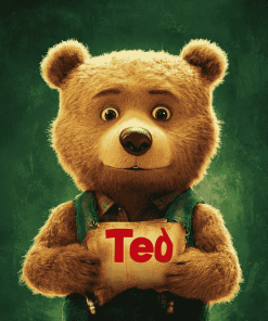 Ted Cartoon Bear Diamond Painting