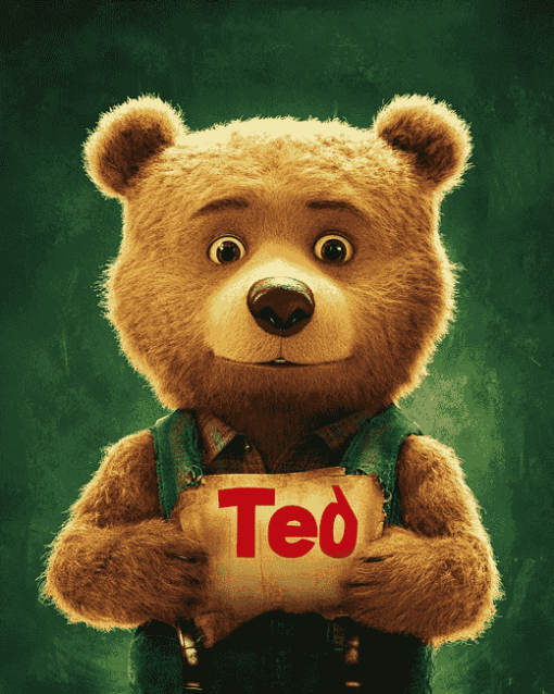 Ted Cartoon Bear Diamond Painting