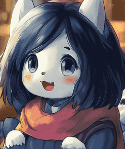 Temmie Anime Cartoon Diamond Painting