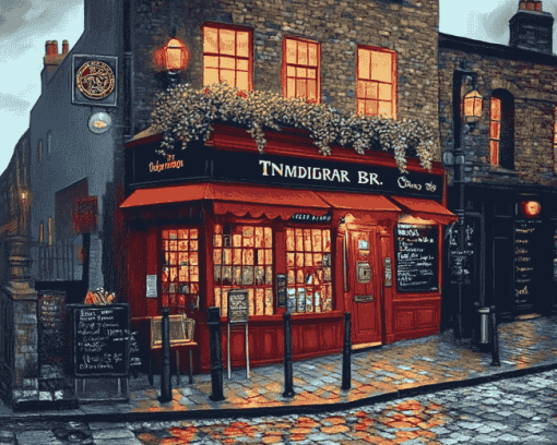 Temple Bar Architecture Diamond Painting