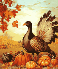 Thanksgiving Ceremony Illustration Diamond Painting