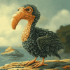 The Dodo Bird Cartoon Diamond Painting