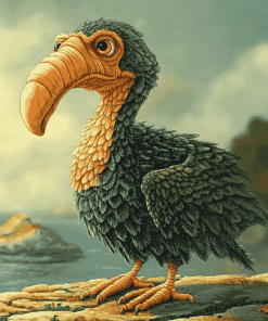 The Dodo Bird Cartoon Diamond Painting