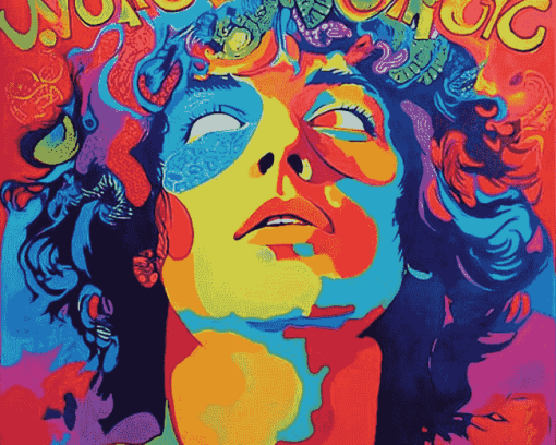 The Doors Psychedelic Art Diamond Painting