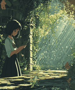 The Garden Of Words Anime Diamond Painting