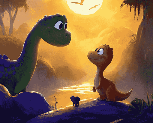 The Good Dinosaur Animated Series Diamond Painting