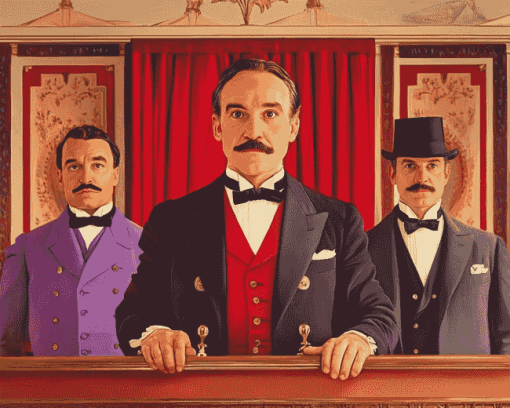 The Grand Budapest Hotel Characters Diamond Painting