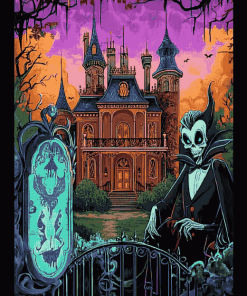 The Haunted Mansion Diamond Painting