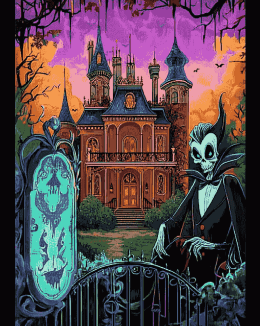 The Haunted Mansion Diamond Painting